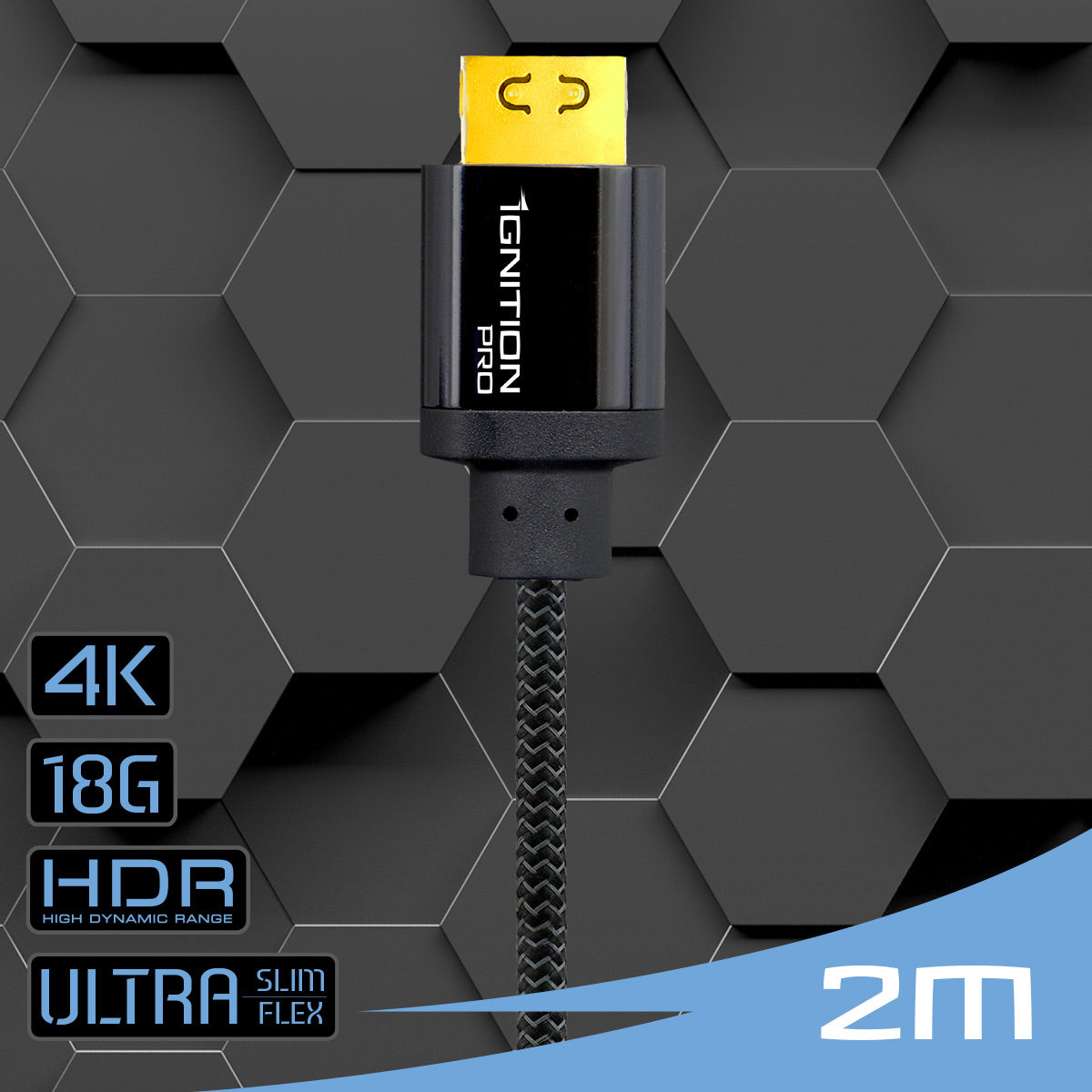 2M Premium High-Speed HDMI Cable (up to 4K@18Gbps)