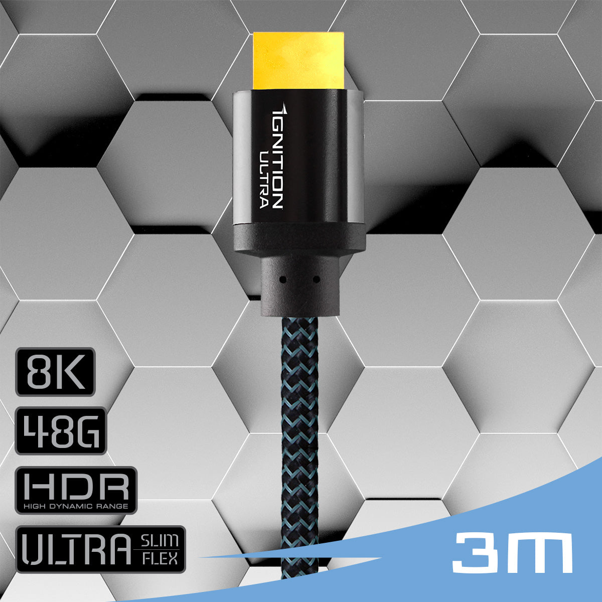 Câble HDMI haute vitesse de qualité supérieure 3M